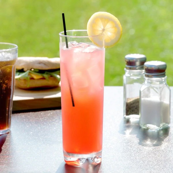 GET Enterprises GET SW-1444-1-CL Roc N' Roll 12 Oz. Customizable SAN Plastic Collins Glass - 24/Case 3 GET Enterprises GET SW-1444-1-CL Roc N' Roll 12 Oz. Customizable SAN Plastic Collins Glass - 24/Case