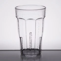Alternative view of Cambro LT14152 Laguna 14 Oz. Clear Customizable SAN Plastic Tumbler - 36/Case