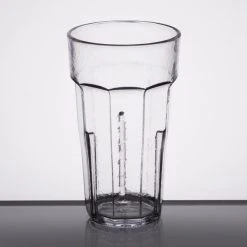 Alternative view of Cambro LT6152 Laguna 6 Oz. Clear Customizable SAN Plastic Tumbler - 36/Case