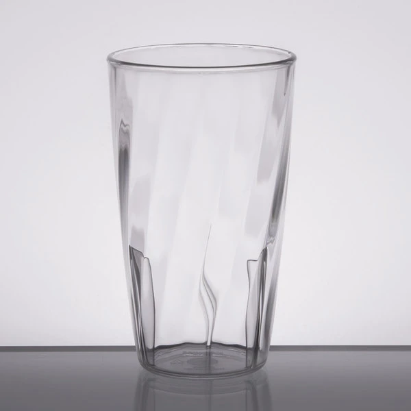 Carlisle 4366607 Swirl 12 Oz. Clear Polycarbonate Tumbler - 36/Case 4 Carlisle 4366607 Swirl 12 Oz. Clear Polycarbonate Tumbler - 36/Case - Image 2
