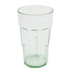 Alternative view of Cambro LT22427 Laguna 22 Oz. Spanish Green Customizable SAN Plastic Tumbler - 36/Case
